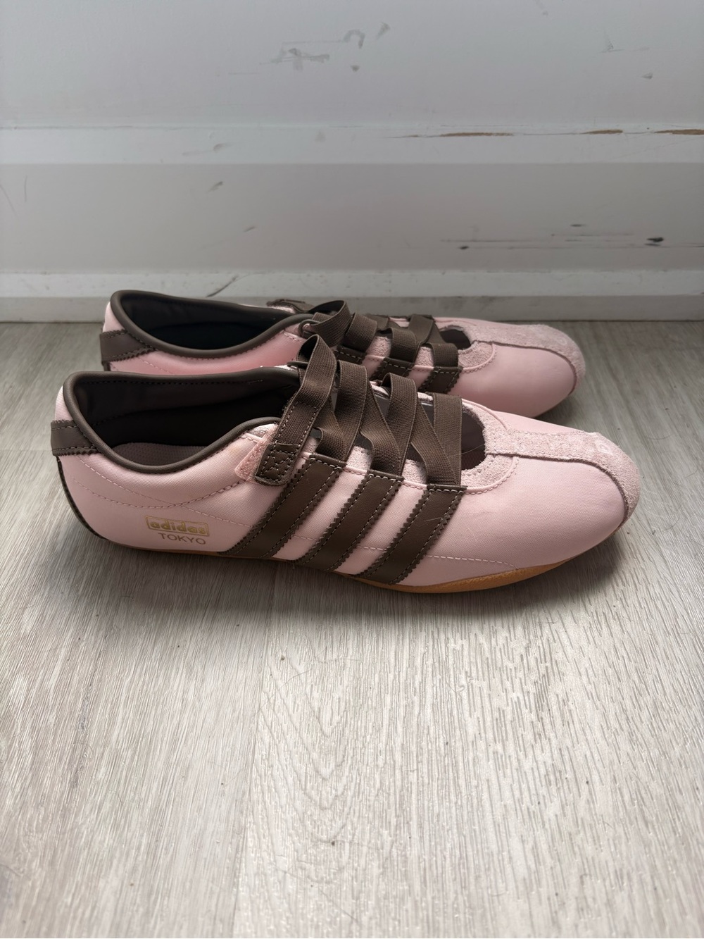 Pink and Brown Women's Adidas Tokyo